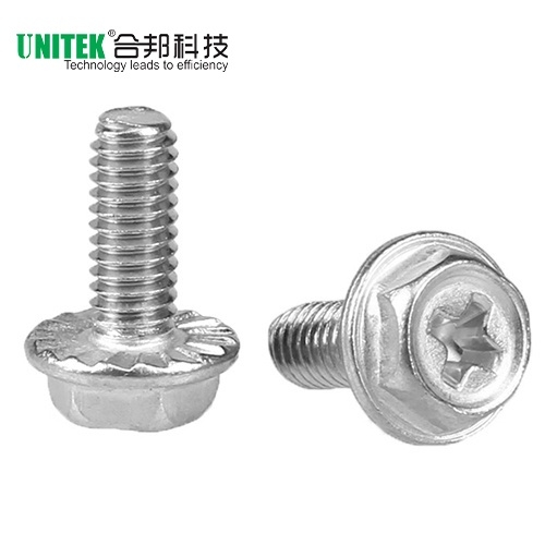 六角华司十字槽机螺丝